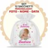 SACCHETTI JUTA PERSONALIZZATI BIMBA