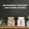 SACCHETTI JUTA PERSONALIZZATI BIMBA - immagine 5