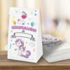 SACCHETTI REGALO COMPLEANNO UNICORNO